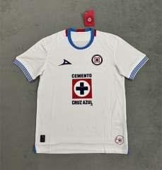 (S-4XL) 2024-2025 Cruz Azul Away White Thailand Soccer Jersey AAA-4506