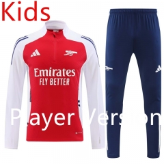 Player version 2024-25  Arsenal Red Kids/Youth Soccer Tracksuit-4627