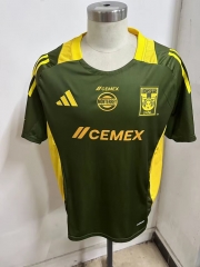 (S-3XL) 2024-2025 Tigres UANL  Green Thailand Soccer Jersey AAA-912