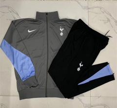 2024-25Tottenham Hotspur Grey Thailand Soccer Jacket Uniform-815
