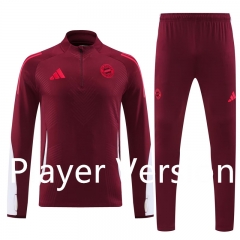 Player Version 2024-25 Manchester United Home Red Thailand Soccer Tracksuit Uniform-4627