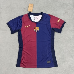 2024-2025 Barcelona Home Red&Blue Women Thailand Soccer Jersey AAA-4506