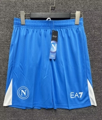 24-25  Napoli Away Blue Thailand Soccer Shorts-718