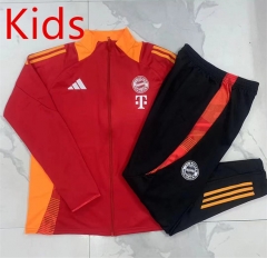 2024-25 Bayern München Red Kids/Youth Soccer Jacket Uniform-815