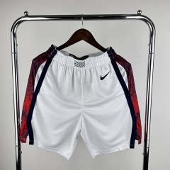 2024 Olympic Games USA White NBA Shorts-311