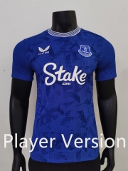 Player version 2024-2025 Everton Home Blue Thailand Soccer Jersey AAA-6905