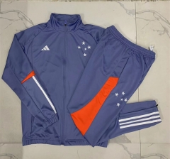2024-25 Cruzeiro EC Grey Thailand Soccer Jacket Uniform-815