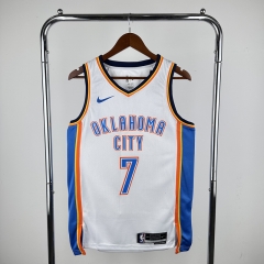 2023 Oklahoma City Thunder White #7 NBA Jersey-311