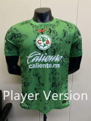 (S-3XL) Player Version 2024-2025 Club America goalkeeper Green Thailand Soccer Jersey AAA-5698