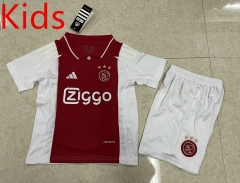 2024-2025 Ajax Home White Kid/Youth Soccer Uniform-1943
