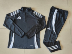 2024-25 Adidas Black Thailand Soccer Tracksuit-GDP