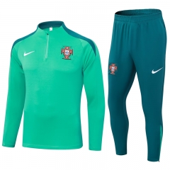 2024-2025 Portugal Green Thailand Soccer Tracksuit-411