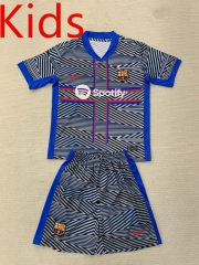 2024-25 Concept Version Barcelona Black&Blue Kid/Youth Soccer Uniform-AY