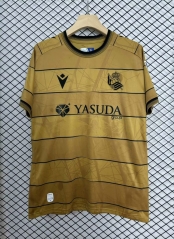 2024-2025 Real Sociedad Away Light Yellow Thailand Soccer Jersey AAA-2044