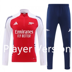 Player version 2024-2025 Arsenal Red Thailand Soccer Tracksuit-4627