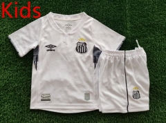 2024-25 Santos FC Home White Kids/Youth Soccer Uniform-1166