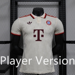 Player Version 2024-2025 Bayern München 2nd Away White Thailand Soccer Jersey AAA-888