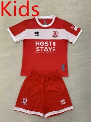 2024-25 Middlesbrough Home Red Kid/Youth Soccer Uniform-AY