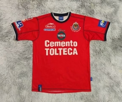 Retro Version 02-03  Deportivo Guadalajara  Away Red Thailand Soccer Jersey AAA-9755