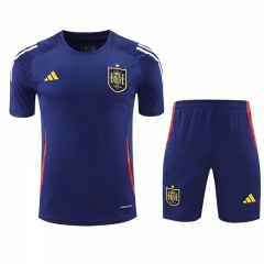2024-2025 Spain Royal Blue Thailand Soccer Uniform-418