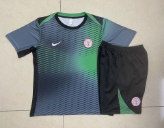 2024-25 Nigeria Green Thailand Short Tracksuit Uniform-815