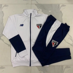 2024-25 Sao Paulo White  Thailand Soccer Jacket Uniform -815