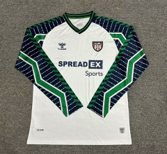 2024-2025 Sunderland Away White LS Thailand Soccer Jersey AAA-8025