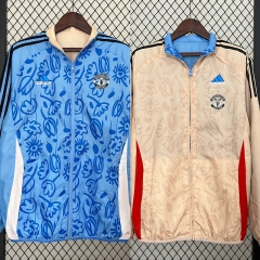 2024-2025 Manchester United Blue Trench Coats-0255