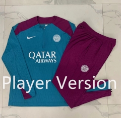 Player Version 2024-2025 Paris SG Laker Blue Thailand Soccer Tracksuit -815