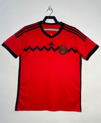 Retro Version 2014 Mexico Home Red Thailand Soccer Jersey AAA-811