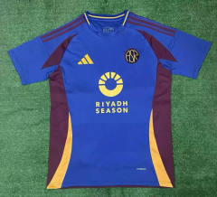 2024-2025 AS Roma 2nd Away Blue Soccer Jersey AAA-7074