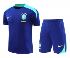 2024-25 Brazil Blue Soccer uniform-418