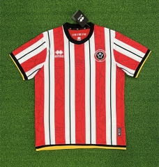 (S-4XL) 2024-2025 Sheffield United Home White&Red Thailand Soccer Jersey AAA-403