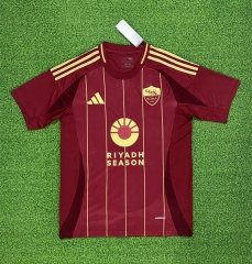 (S-4XL) 2024-2025 Roma Home Red Thailand Soccer Jersey AAA-403