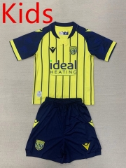 2024-25 West Bromwich Albion  Away Yellow  kids Soccer Uniform-AY