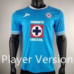 Player Version 2024-2025 Cruz Azul Home Blue Thailand Soccer Jersey AAA-6552