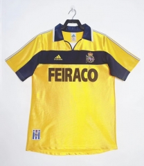 Retro Vesion 99-00 Deportivo La Coruña 2nd Away Yellow  Thailand Soccer Jersey AAA-811