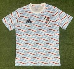 2024-25  River Plate Blue&White Thailand Soccer Training Jersey AAA-7040