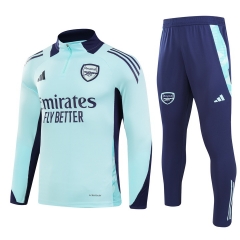 (s-3xl)2024-2025 Arsenal  Blue Thailand Soccer Tracksuit-GDP