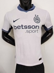 Player Version 2024-25 Inter Milan Away White Thailand Soccer Jersey AAA