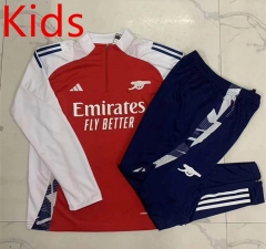 2024-25  Arsenal Red Kids/Youth Soccer Tracksuit-815