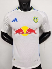 Player version 2024-25  Leeds United Home White  Thailand Soccer Jersey AAA
