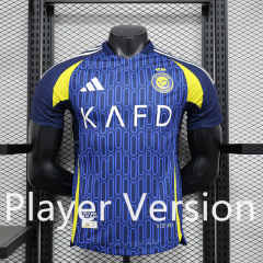 Player Version 2024-2025 Al-Nassr FC Away Royal Blue Thailand Soccer Jersey AAA-888