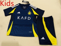 2024-2025 Al-Nassr FC Away Royal Blue Kids/Youth Soccer Unifrom-507