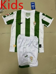 2024-25 Cordoba Home White&Green Youth/Kids Soccer Uniform-7568