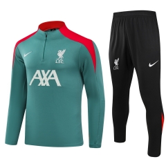 2024-2025 Liverpool Green Thailand Soccer Tracksuit-GDP