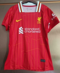 2024-25  Liverpool Home Red Women Thailand Soccer Jersey AAA-4506