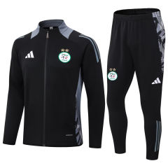 2024-2025 Algeria Black Thailand Soccer Jacket Uniform-411