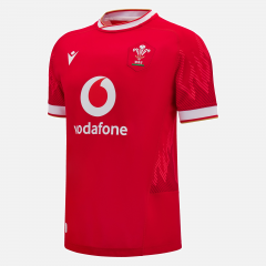 2024-25 Wales Home Red Rugby Shirt