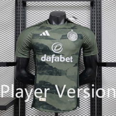 Player version  2024-25 Celtic 2nd Away Green Thailand Soccer Jersey AAA-888